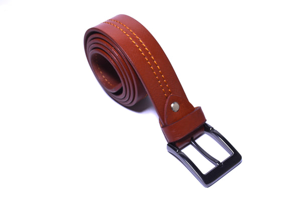 Brown Leather Belt b-002